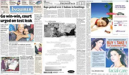 Philippine Daily Inquirer – October 16, 2006