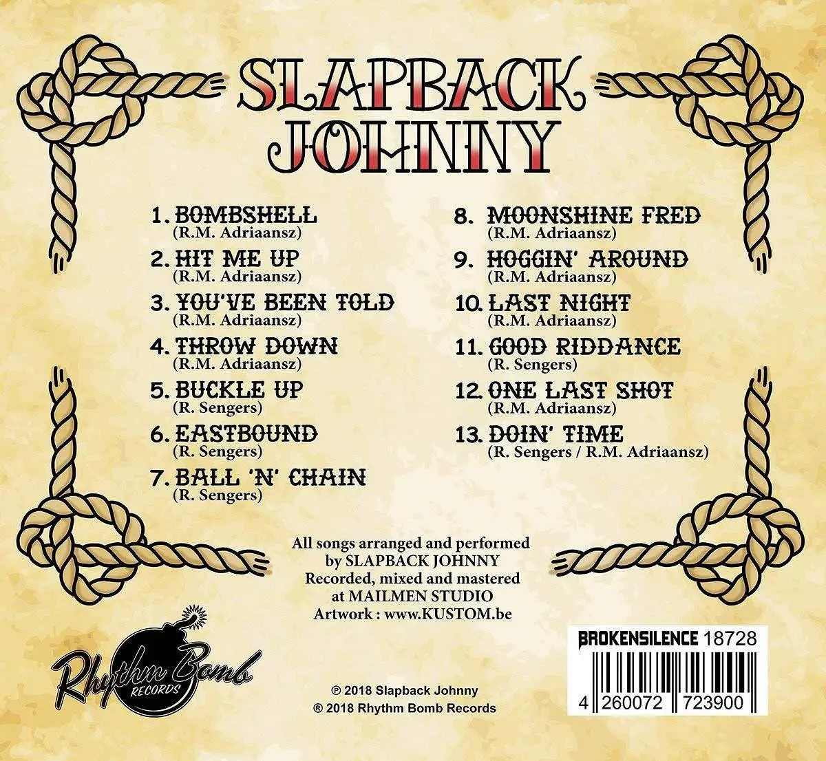 Slapback Johnny - Hit Me Up (2018)