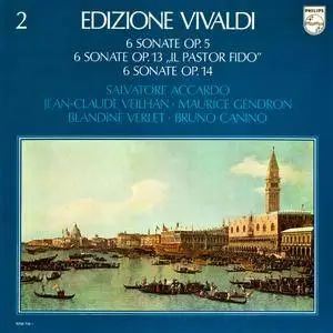 Vivaldi - 6 Sonate Op.5 / 6 Sonate Op.13 "Il Pastor Fido" / 6 Sonate Op.14 (1978) [3LP Box, Vinyl Rip 16/44 & mp3-320 + DVD]