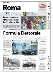 la Repubblica Roma - 14 Aprile 2019