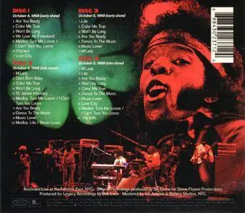 Sly & The Family Stone - Live At The Fillmore East 1968 (2015) [4CD Box Set]