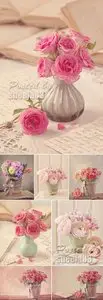 Stock Photo - Vintage Style Flowers