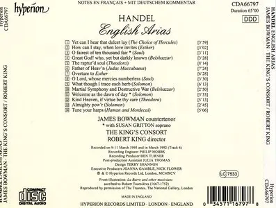 George Frideric Händel - English Arias (re-post)