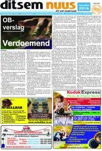 Ditsem Nuus - Oktober 2016
