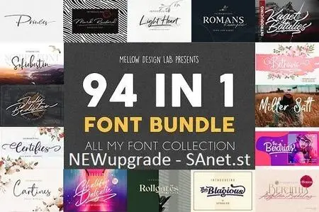 CreativeMarket - BUNDLE Princes Collections Font 4355409