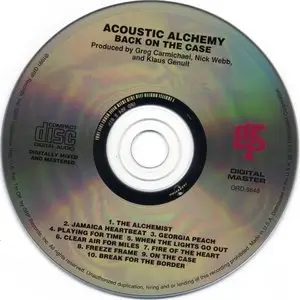 Acoustic Alchemy - Back On The Case (1991) {GRP 9648}