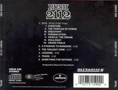 Rush - 2112 (1976) [MFSL, UDCD 590]