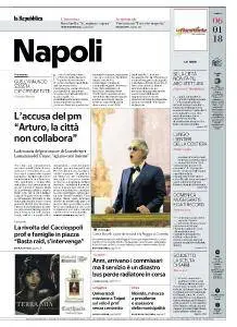 la Repubblica Napoli - 6 Gennaio 2018