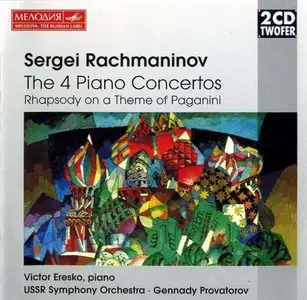 S.Rachmaninov - The 4 Piano Concertos, Rhapsody on a Theme of Paganini - V.Eresko