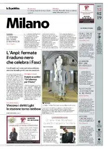 la Repubblica Milano - 12 Febbraio 2019