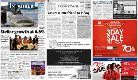 Philippine Daily Inquirer – February 01, 2013
