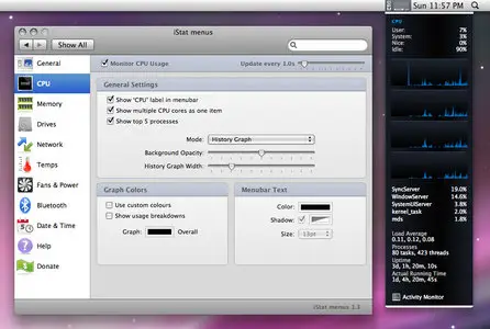 iStat Menus 2.0 Build 111 Beta