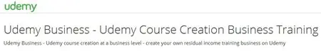 Udemy Business - Udemy Course Creation Business Training