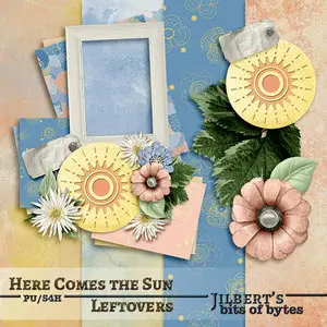 Srap Kit: Here Comes The Sun  & 3 Clusters: Blessings