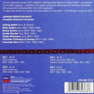 András Schiff - Johann Sebastian Bach: Complete Keyboard Concertos [4CDs] (2010)