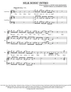 Silk Sonic Intro - Silk Sonic (Piano-Vocal-Guitar)