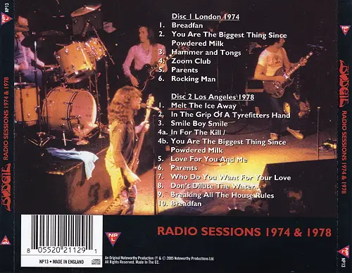 Budgie - Radio Sessions 1974 & 1978 (2005) [2CD] Re-up / AvaxHome