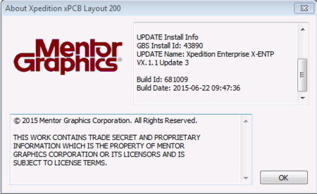Mentor Graphics Xpedition Enterprise VX.1.1 update3