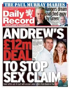 Daily Record – February 16, 2022