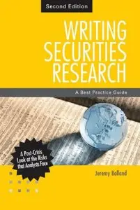 Writing Securities Research: A Best Practice Guide, 2 edition
