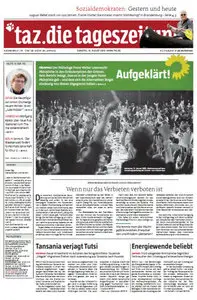 Tageszeitung TAZ vom 13 August  2013