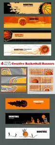 Vectors - Creative Basketball Banners