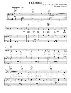 I Remain - Alanis Morissette, Prince Of Persia Movie (Piano-Vocal-Guitar)