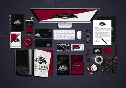Coffee Stationery Mockup