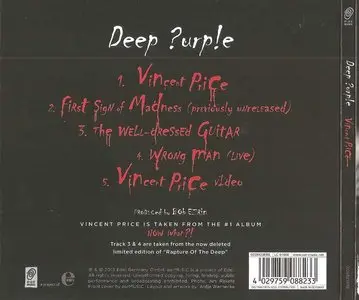 Deep Purple - Vincent Price (2013) [Maxi-Single]