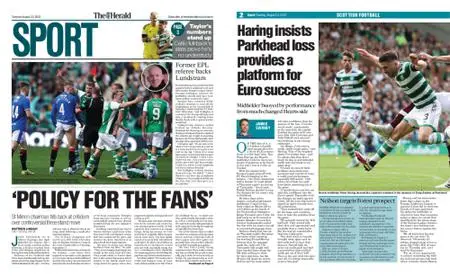 The Herald Sport (Scotland) – August 23, 2022