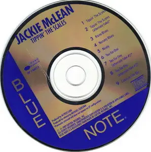 Jackie McLean - Tippin' The Scales (1962) {Blue Note CDP 7 84427 2, Ron McMaster rel 1989}