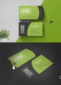 Clean Business Card Layout 512658156