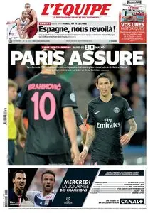 L'Equipe du Mercredi 16 Septembre 2015
