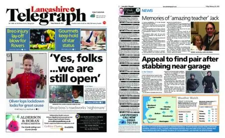 Lancashire Telegraph (Burnley, Pendle, Rossendale) – February 18, 2022