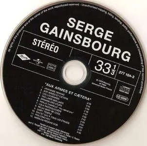 Serge Gainsbourg - Aux Armes et Caetera (1979) {Mercury Records - Vinyl Replica Reissue 2011 Set, CD 2of12}