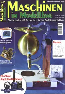 Maschinen im Modellbau Magazin November Dezember No 06 2013