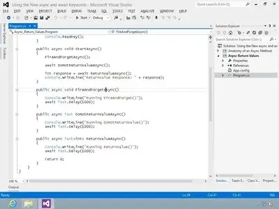 LearnNowOnline - C# 2012: Asynchronous Programming