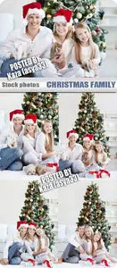 Christmas family & rabbit