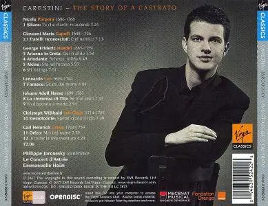 Philippe Jaroussky, Emmanuelle Haim, Le Concert d'Astree - Carestini: The story of a castrato (2007)