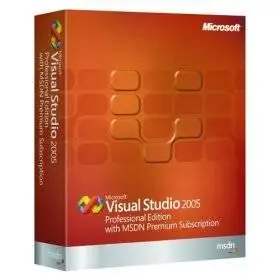 Microsoft Visual Studio Pro w/ MSDN Prem 2005 DVD