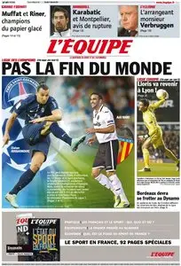 L'Equipe Edition du Vendredi 21 Décembre 2012