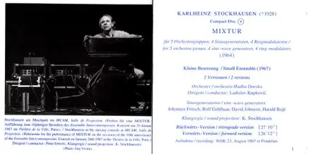 Karlheinz Stockhausen - Mixtur (1993) {Stockhausen-Verlag No. 8}