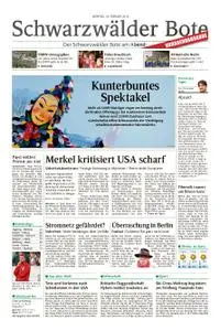 Schwarzwälder Bote Oberndorf - 18. Februar 2019