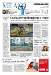 Corriere della Sera Milano – 16 settembre 2020