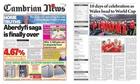 Cambrian News Arfon & Dwyfor – 10 November 2022