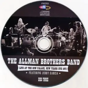 The Allman Brothers Band featuring Jerry Garcia - Live At The Cow Palace, New Years Eve 1973 (2015) [3Cd Box Set]
