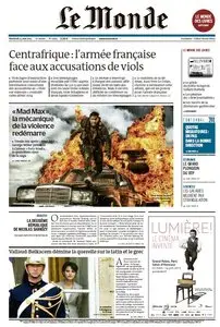 Le Monde du Vendredi 15 Mai 2015