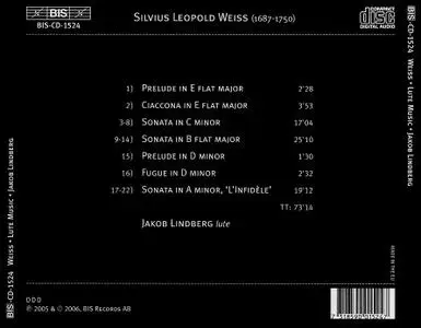 Jakob Lindberg - Weiss: Lute Music (2006)