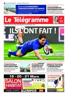 Le Télégramme Quimperlé – 20 mars 2022
