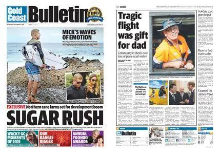 The Gold Coast Bulletin – December 30, 2015